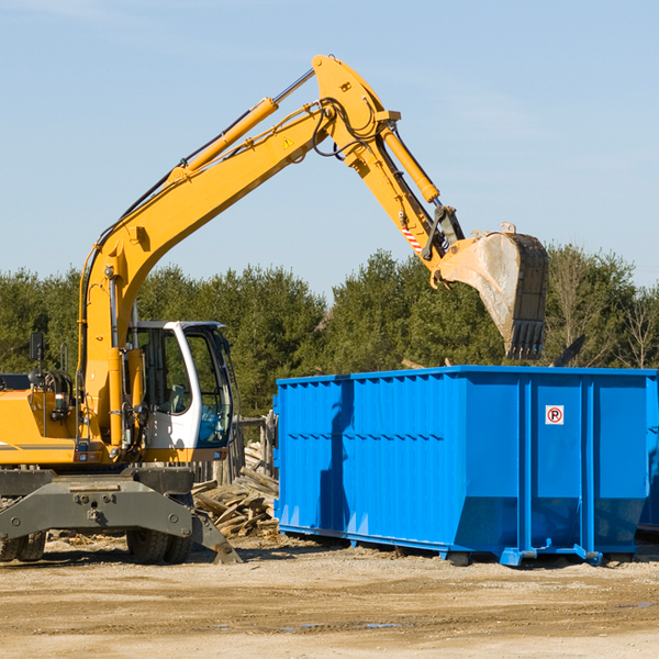 can i request a rental extension for a residential dumpster in Hillsboro Alabama